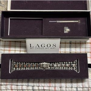 Lagos Smart Caviar Apple Watch Band 38mm stainless steel